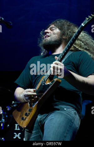 30 janv. 2009 - Rosemont, Illinois, USA - CLAUDIO SANCHEZ de "Warlock" il se produit à l'Allstate Arena. (Crédit Image : © Maureen Vana/ZUMA Press) Banque D'Images