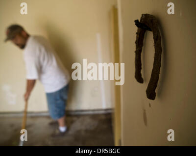 Apr 28, 2009 - Denair, Californie, États-Unis - Propriété de l'ancien propriétaire, à la traîne dans une maison appartenant à une banque forclos à Denair, Californie, É.-U. (crédit Image : &# 169 ; David H. Wells/ZUMAPRESS.com) Banque D'Images