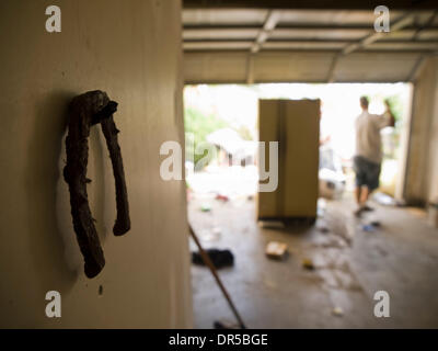 Apr 28, 2009 - Denair, Californie, États-Unis - Propriété de l'ancien propriétaire, à la traîne dans une maison appartenant à une banque forclos à Denair, Californie, É.-U. (crédit Image : &# 169 ; David H. Wells/ZUMAPRESS.com) Banque D'Images