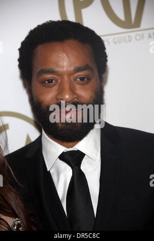 LA, CA, USA . 19 Jan, 2014. L'acteur britannique Chiwetel Ejiofor assiste à la 25e remise annuelle des Prix Producteurs Guild of America Awards au PGA aka Beverly Hilton Hotel à Beverly Hills, Los Angeles, USA, le 19 janvier 2014. Photo : Hubert Boesl - PAS DE SERVICE DE FIL - Crédit photo : dpa alliance/Alamy Live News Banque D'Images