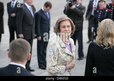 Mar 02, 2009 - Madrid, Espagne - Reine Sofia à la zarzuela palace, la résidence officielle du roi et de la Reine d'Espagne. (Crédit Image : © PhotoXpress/ZUMA Press) RESTRICTIONS : * l'Amérique du Nord et du sud de l'homme seulement * Banque D'Images