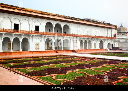 Anguri Bagh (Jardin de raisin) dans Red Fort d'Agra, Uttar Pradesh, Inde Banque D'Images