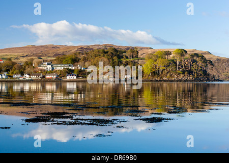 Portree, Isle of Skye, Hébrides intérieures, Ecosse, Royaume-Uni, Europe. Banque D'Images