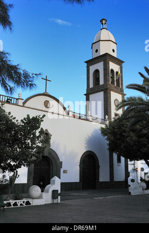 Iglesia de San Ginés, l'église principale d'Arrecife, Lanzarote, îles canaries, espagne Banque D'Images