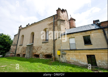 Vieux village de Slovaquie située dans la région de voïvodie de la Ruthénie subcarpatique, SE Pologne Banque D'Images