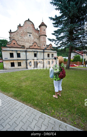 Vieux village de Slovaquie située dans la région de voïvodie de la Ruthénie subcarpatique, SE Pologne Banque D'Images