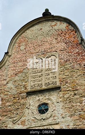 Vieux village de Slovaquie située dans la région de voïvodie de la Ruthénie subcarpatique, SE Pologne Banque D'Images