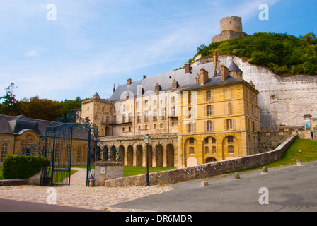 Campagne de France Château de La Roche Guyon Banque D'Images