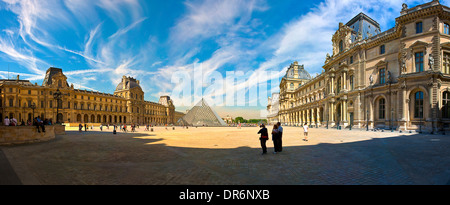 Musée du Louvre à Paris, France Banque D'Images