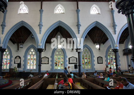 Service à Greenmarket Square église méthodiste de Cape Town - Afrique du Sud Banque D'Images