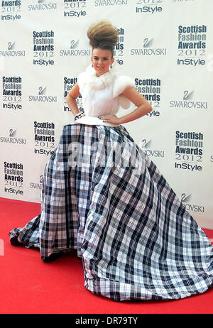 Tallia Storm Scottish Fashion Awards tenue à la SECC Clyde Auditorium - Arrivées Glasgow, Écosse - 11.06.12 Banque D'Images