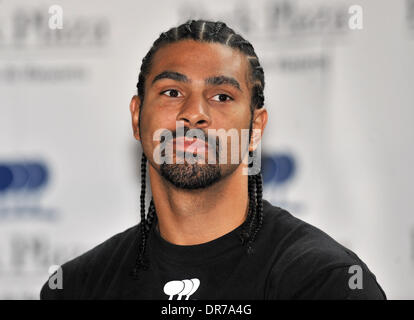 David Haye David Haye v Dereck Chisora : Pré-match conférence de presse tenue à l'hôtel Park Plaza Riverbank. Londres, Angleterre - 12.06.12 Banque D'Images