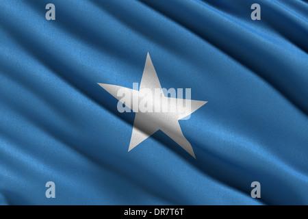 Drapeau de la Somalie Banque D'Images