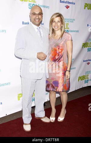 Gala 50e anniversaire à l'honneur Al Pacino tiendra au Delacorte Theater dans Central Park, à Manhattan - Arrivées La ville de New York, USA - 18.06.12 Banque D'Images