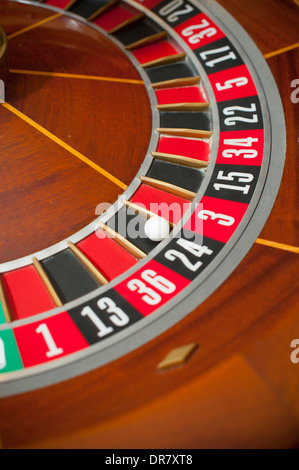 Risque de jeu Casinos jeu MS Mississippi Biloxi casino roulette pari numéros Banque D'Images