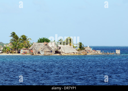 Nalunega Island, archipel des San Blas, mer des Caraïbes, le Panama Banque D'Images