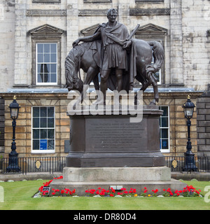 Statue en bronze du Général John Hope Banque D'Images