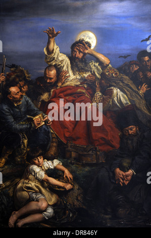 Jan Matejko (1838-1893). Peintre polonais. Wernyhora, 1883-1884. Musée national. Cracovie. La Pologne. Banque D'Images