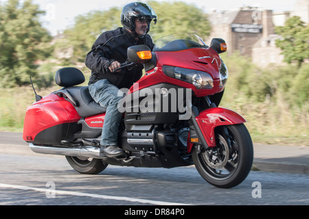 Honda Goldwing F6B près de Kelso, Ecosse Banque D'Images