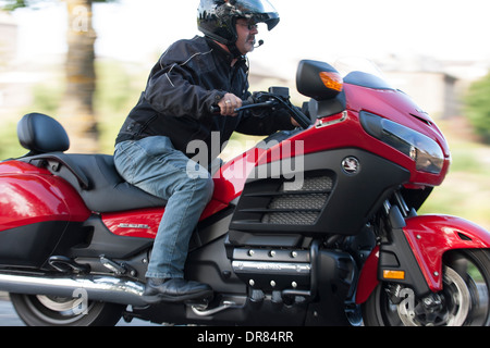 Honda Goldwing F6B près de Kelso, Ecosse Banque D'Images