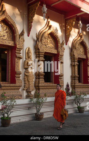 Wat Phan sur (ou Ohn), fondée en 1501, Chiang Mai, Thaïlande Banque D'Images