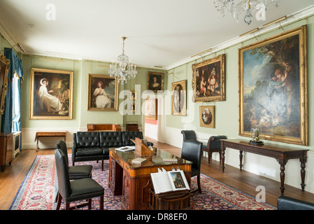 La salle de petit-déjeuner à Kenwood House, Londres, Royaume-Uni Banque D'Images