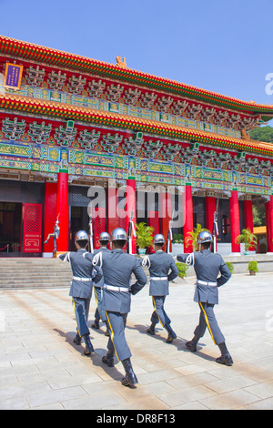 L'évolution des gardes dans Martyrs Shrine Banque D'Images