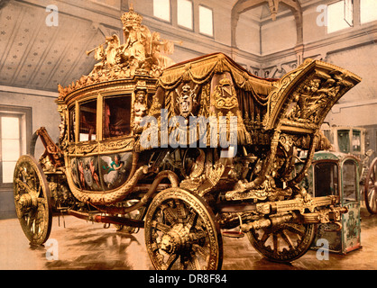 Charles X, chariot, Versailles, France, vers 1900 Banque D'Images