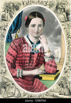 La femme du marin - Portrait de l'épouse d'un marin - 1847 Banque D'Images