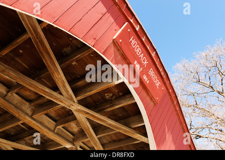 Pont de crête dans le comté de Madison. Banque D'Images