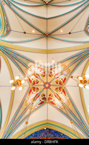 Intérieur de la cathédrale de la Madeleine qui est la cathédrale du diocèse de Salt Lake City. Banque D'Images