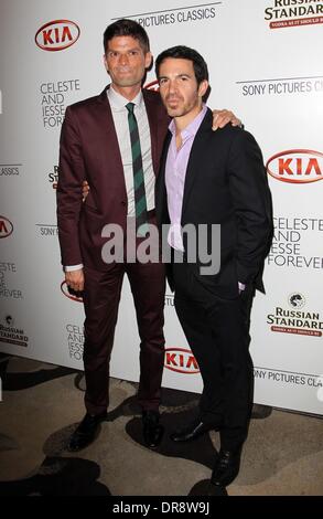 Vous McCormack, Chris Messina 2012 Los Angeles Film Festival - "Celeste and Jesse Forever' - après soirée tenue à Figoly Restaurant dans le Luxe City Center Hotel Los Angeles, Californie - 21.06.12 Banque D'Images