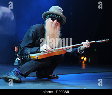 Billy Gibbons ZZ Top effectue au Hard Rock Live ! Dans le Seminole Hard Rock Hotel & Casino Hollywood, Floride - 12.06.12 Banque D'Images