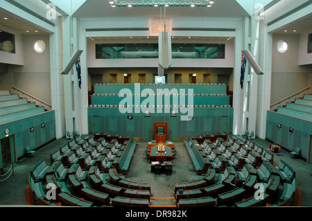 Intérieur de la Maison du parlement à Canberra, Australie Banque D'Images