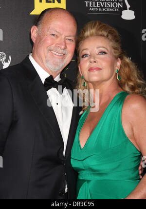 Ed Scott, Melody Thomas Scott 39e Prix Daytime Emmy - Arrivées à Beverly Hills, Californie - 23.06.12 Banque D'Images