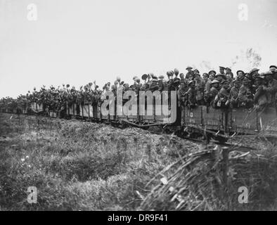 Bataille de la crête de Pilkem 1917 Banque D'Images