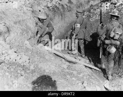 Thiepval Ridge 1916 Banque D'Images