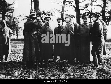 Le personnel de l'armée russe 11e 1915 Banque D'Images