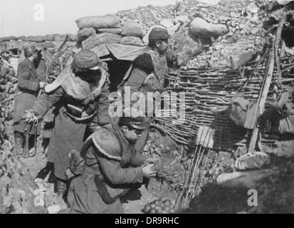 Avant 1915 en français Banque D'Images