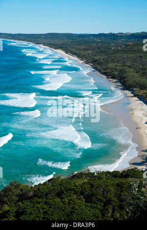 Tallow Beach à Byron Bay en Nouvelle Galles du Sud en Australie Banque D'Images