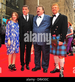 Craig Ferguson, Robbie Coltrane et Kevin McKidd Edinburgh International Film Festival 2012 - Premiere 'Brave' - Édimbourg, Écosse - 30.06.12 Banque D'Images