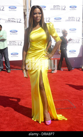 Kenya Moore , LE BET Awards 2012 - Arrivées Los Angeles, Californie - 01.07.12 comprend : Kenya Moore Où : CA, United States Quand : 01 Jul 2012 Banque D'Images