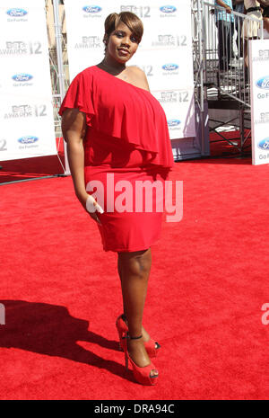 Kelly : BET Awards 2012 Au Shrine Auditorium - Arrivées Los Angeles, Californie - 01.07.12 Banque D'Images