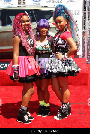 L'OMG Girlz 2012 BET Awards Au Shrine Auditorium - Arrivées Los Angeles, Californie - 01.07.12 Banque D'Images