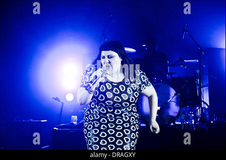 Beth Ditto de Gossip en live au Shepherds Bush Empire de Londres, Angleterre - 05.07.12 Banque D'Images
