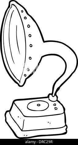 Cartoon phonograph Illustration de Vecteur