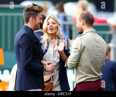 Molly et King Henry Holland Veuve Clicquot Gold Cup - tournoi de Polo tenue à Cowdray Park Polo Club Midhurst, Angleterre - 15.07.12 Banque D'Images