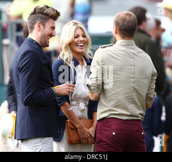 Molly et King Henry Holland Veuve Clicquot Gold Cup - tournoi de Polo tenue à Cowdray Park Polo Club Midhurst, Angleterre - 15.07.12 Banque D'Images