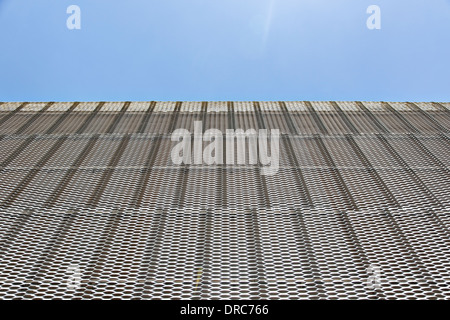 Close up of textured wall sur Modern building Banque D'Images