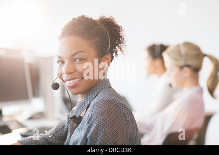 Woman in office Banque D'Images